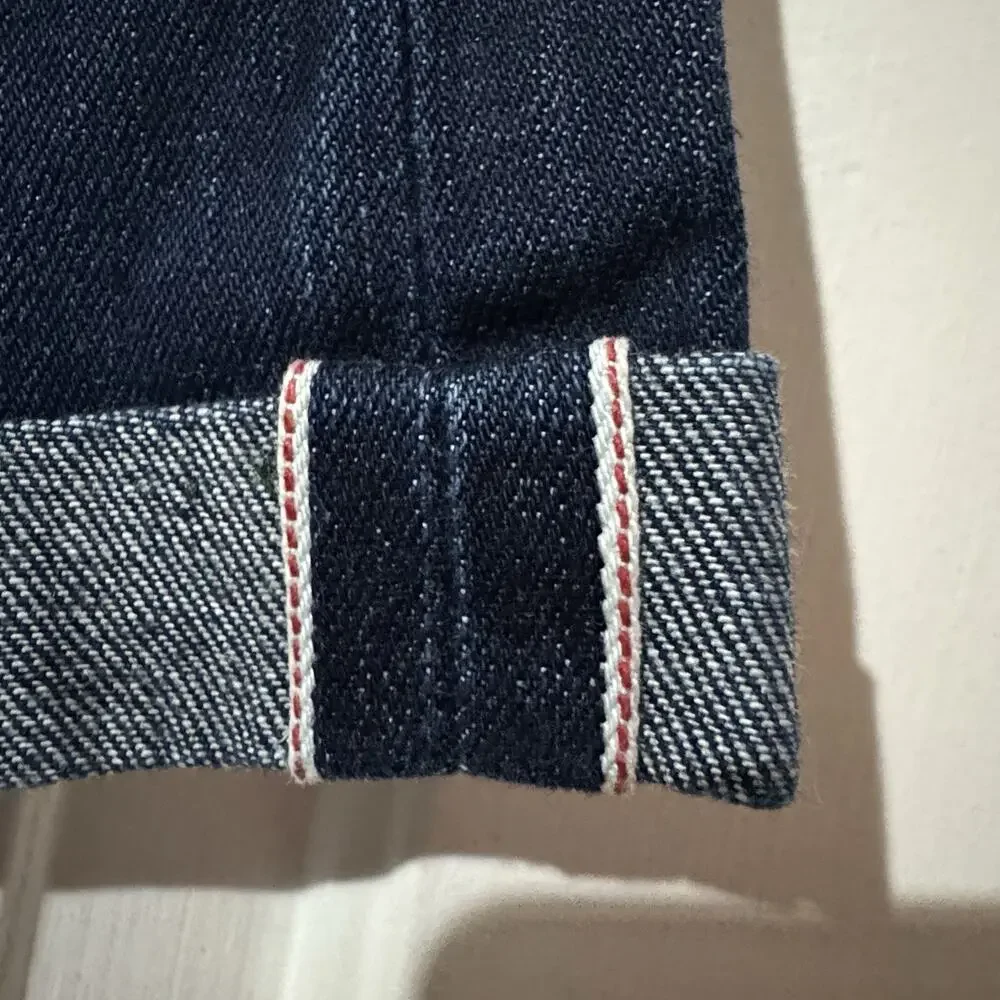 Levi’s Made & Crafted Japanese Selvedge Denim Shorts Tapered Men’s W32 Dark Wash